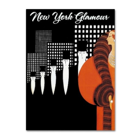 Vintage Apple Collection 'New York Glamour' Canvas Art,35x47